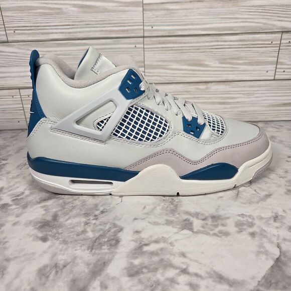 Nike Air Jordan 4 Retro GS Military Blue 2024 Size 7Y or Women's 8.5 HF4281-141 - Picture 1 of 7